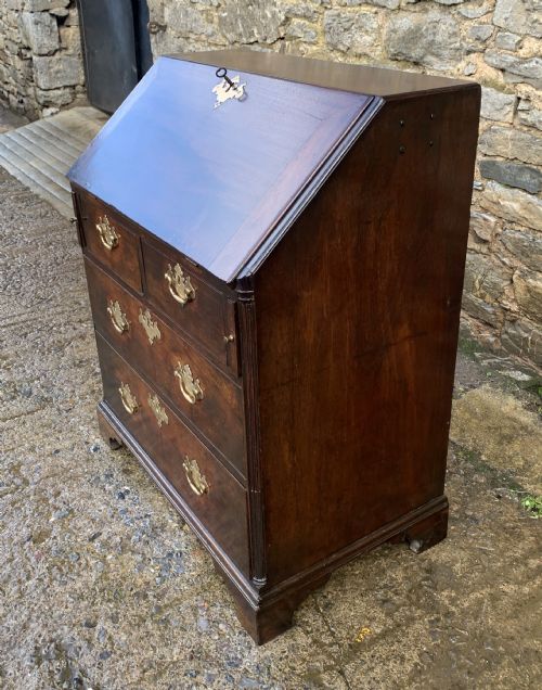 fig 1. Small Georgian Mahogany Bureau