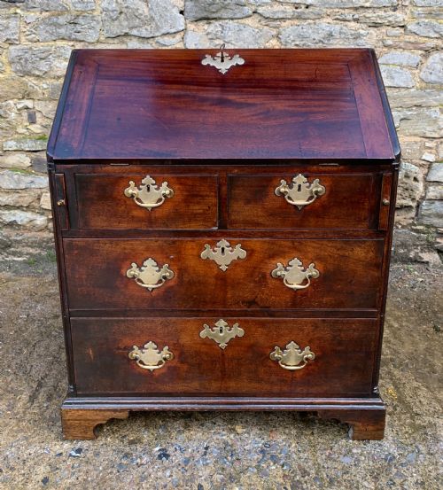 fig 2. Small Georgian Mahogany Bureau