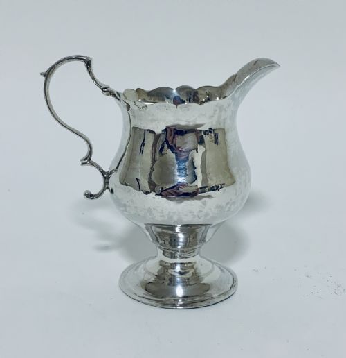 Antique 18th Century Georgian Solid Sterling Silver Milk or Cream Jug