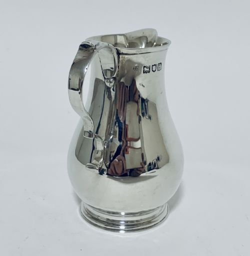 fig 1. Antique Victorian Solid Sterling Silver Milk or Cream Jug