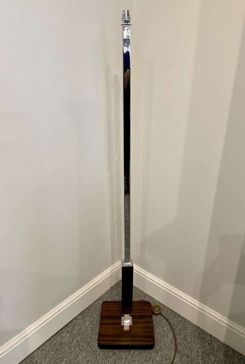 fig 1. Art Deco Chrome Standard Lamp