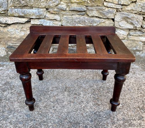 Antique Luggage Rack Stand