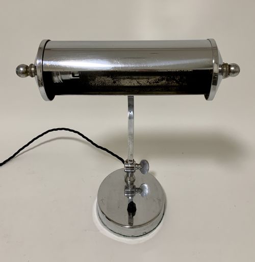 fig 1. Art Deco Chrome Desk Lamp