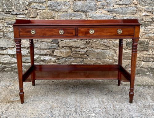 fig 1. Antique Regency Mahogany Washstand Table