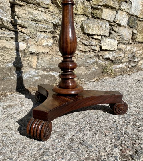 REGENCY ROSEWOOD POLE SCREEN - ADDITIONAL PHOTO 5