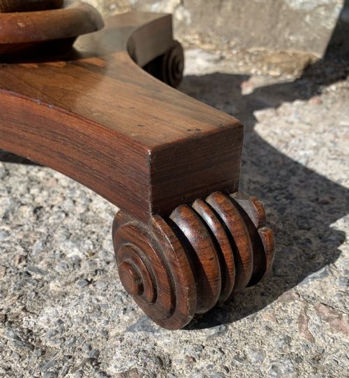 REGENCY ROSEWOOD POLE SCREEN - ADDITIONAL PHOTO 9