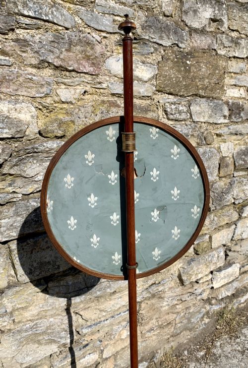 REGENCY ROSEWOOD POLE SCREEN - ADDITIONAL PHOTO 12