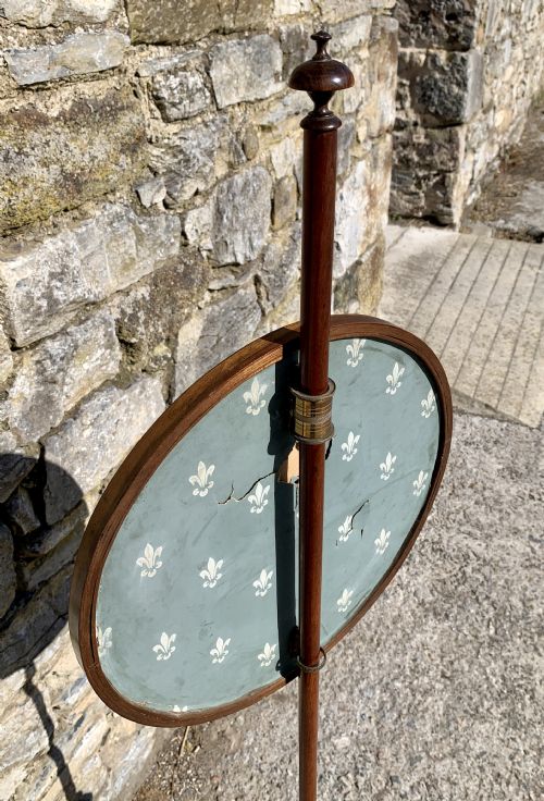 REGENCY ROSEWOOD POLE SCREEN - ADDITIONAL PHOTO 14