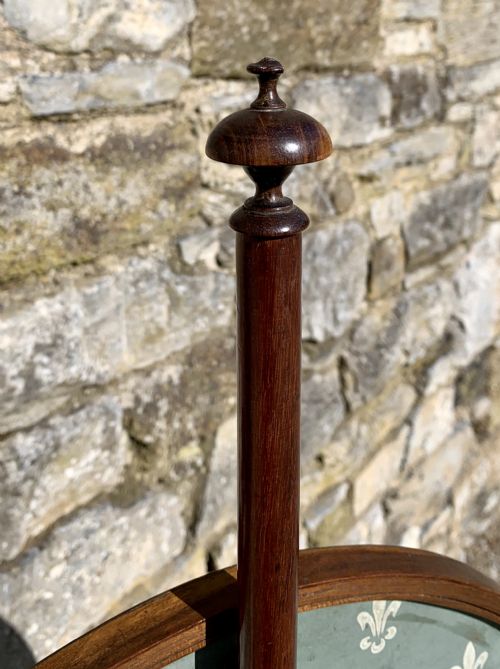 REGENCY ROSEWOOD POLE SCREEN - ADDITIONAL PHOTO 15
