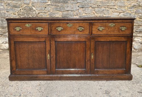 Georgian Oak Dresser Base