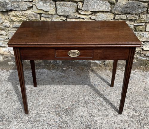 fig 1. Antique Georgian Mahogany Tea Table