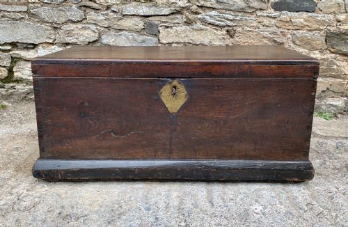 fig 1. Antique Camphor Sea Chest Trunk