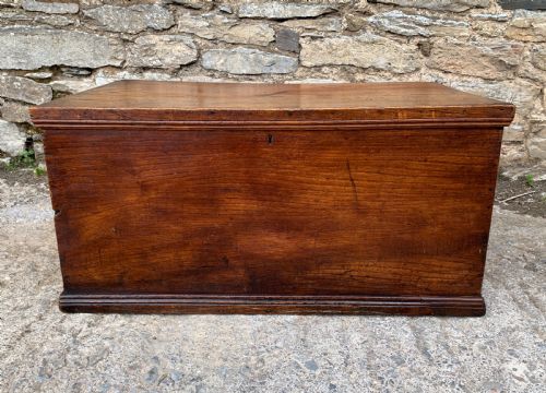 Antique Elm Blanket Box