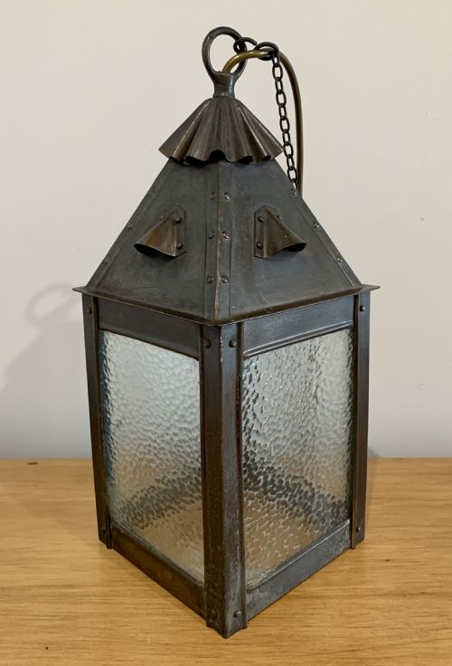 fig 1. Arts and Crafts Hall Lantern