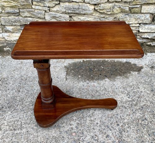 fig 1. Victorian Mahogany Adjustable Reading Table