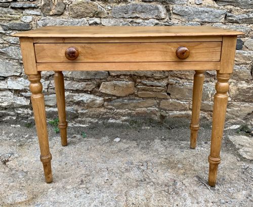 fig 1. Antique Pine Side Table