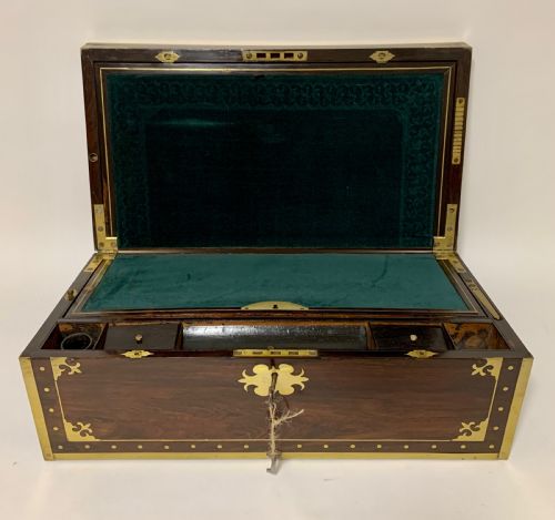 fig 2. Antique Georgian Campaign Writing Slope
