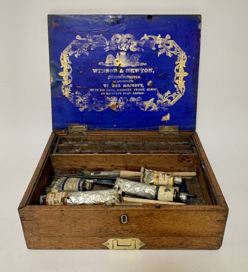 Victorian Winsor and Newton Artists Watercolour Paint Box