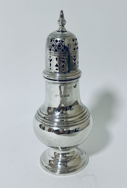 Antique Solid Sterling Silver Sugar Caster