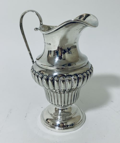 fig 1. Antique Solid Sterling Silver Cream Jug