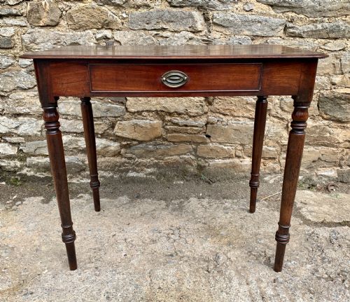 fig 1. Antique Georgian Mahogany Side Table