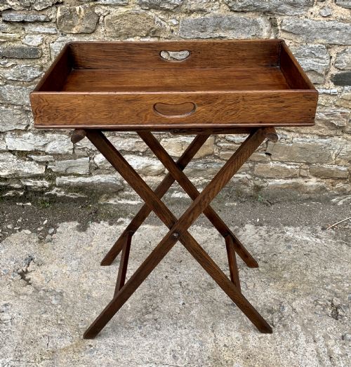 Antique Oak Butlers Tray