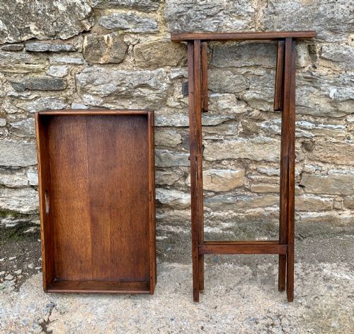 fig 2. Antique Oak Butlers Tray