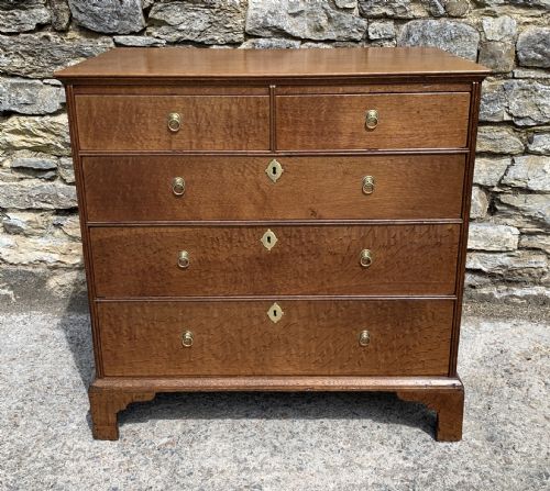 fig 1. Georgian Oak Chest of Drawers