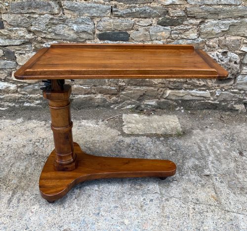 Victorian Mahogany Adjustable Reading Table