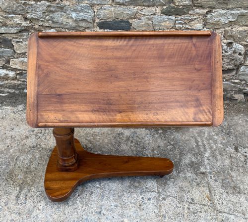 fig 2. Victorian Mahogany Adjustable Reading Table