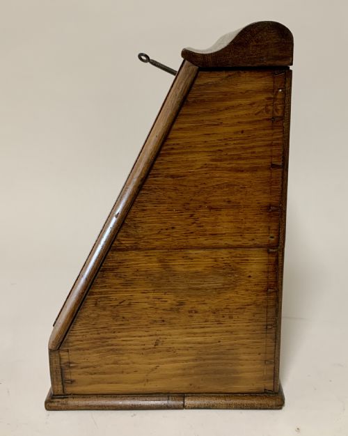 fig 1. Antique Edwardian Oak Stationery Cabinet