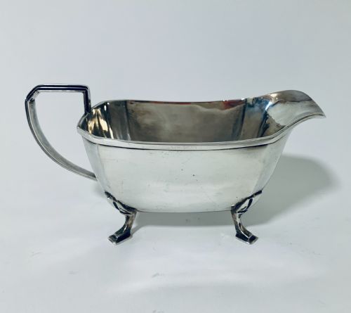 Antique Solid Sterling Silver Gravy Boat Jug