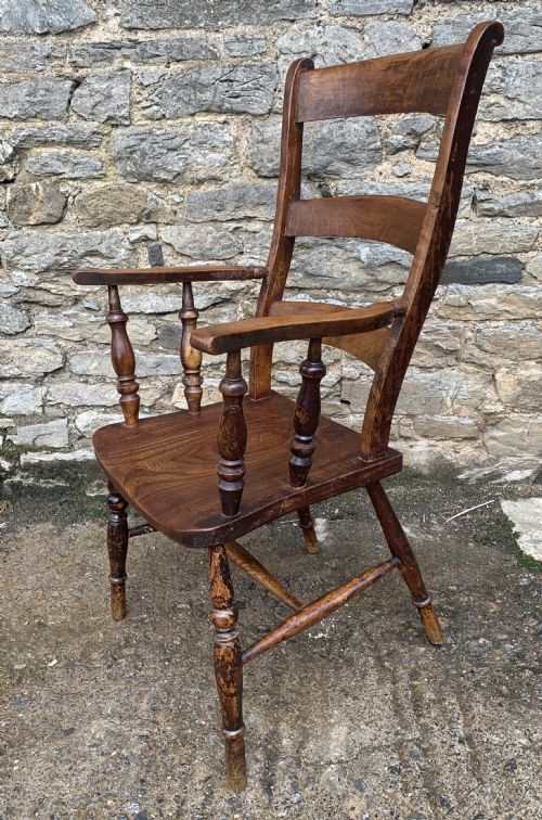 fig 2. Victorian Bar Back Windsor Carver Chair