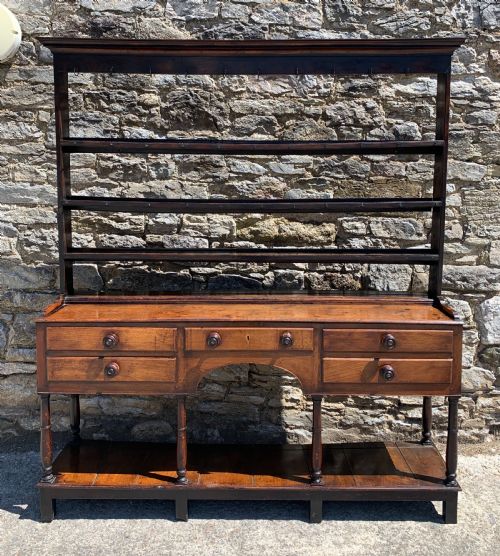 Georgian Oak Potboard Dresser