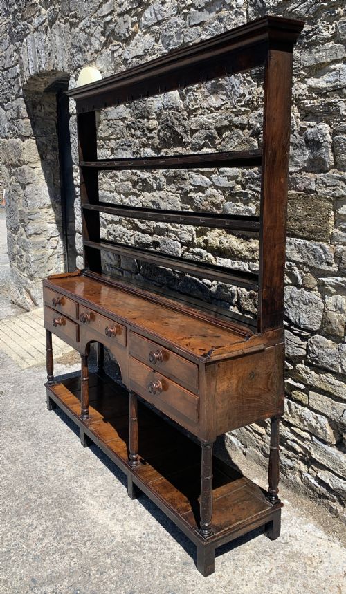 fig 1. Georgian Oak Potboard Dresser