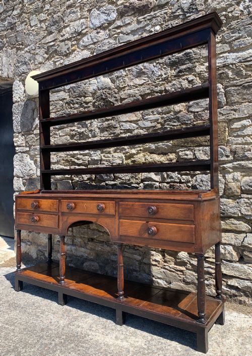 fig 2. Georgian Oak Potboard Dresser