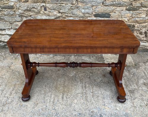 Regency Mahogany Library Writing Table