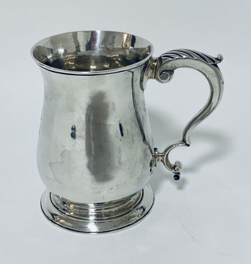 18th Century Georgian Solid Sterling Silver Tankard
