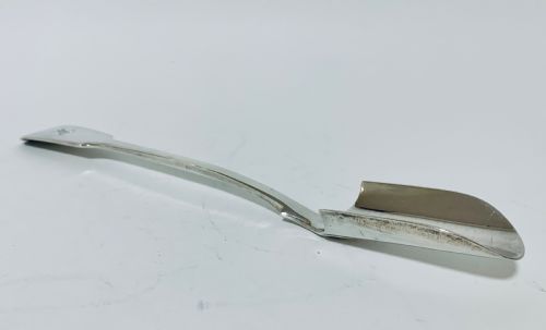 fig 1. Antique Victorian Solid Sterling Silver Stilton Scoop
