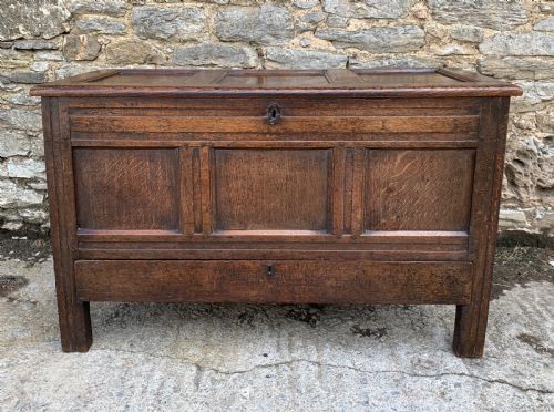 18th Century Georgian Oak Mule Chest