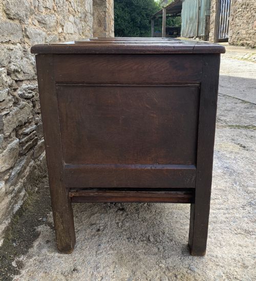fig 2. 18th Century Georgian Oak Mule Chest