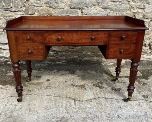 Victorian Mahogany Writing Table by Edward Winter