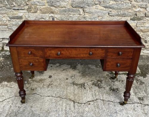 fig 1. Victorian Mahogany Writing Table by Edward Winter