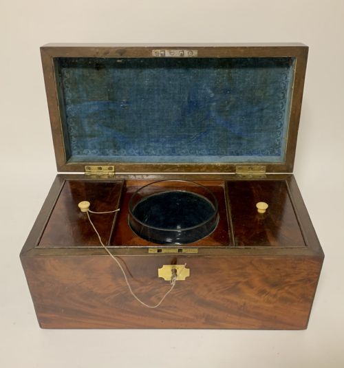 Antique Georgian Mahogany Tea Caddy Box