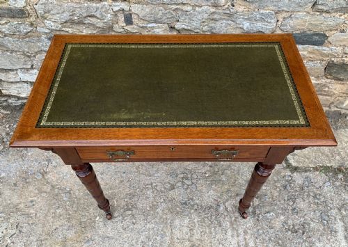 fig 2. Antique Victorian Walnut Writing Desk