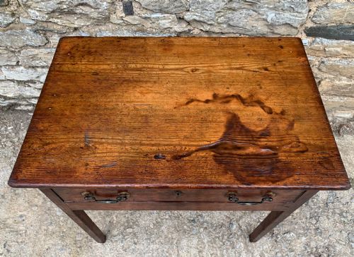 fig 1. Antique Georgian Pine Lowboy