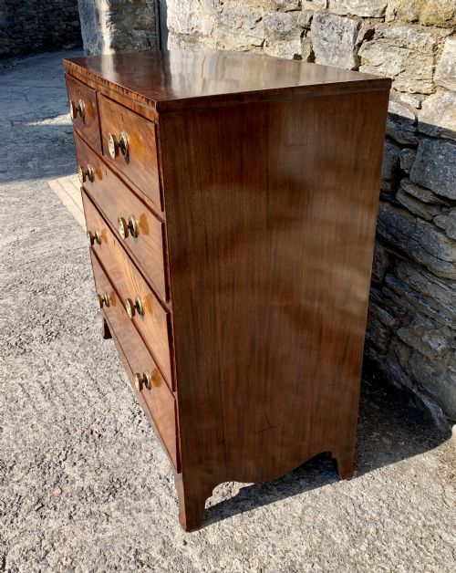 fig 2. Regency Mahogany Chest of Drawers