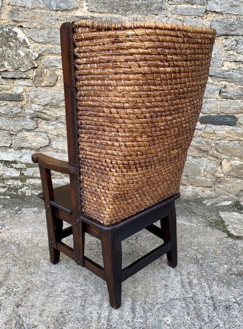 fig 2. Antique Pine Ladies Orkney Chair