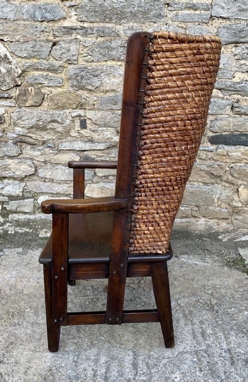 fig 3. Antique Pine Ladies Orkney Chair