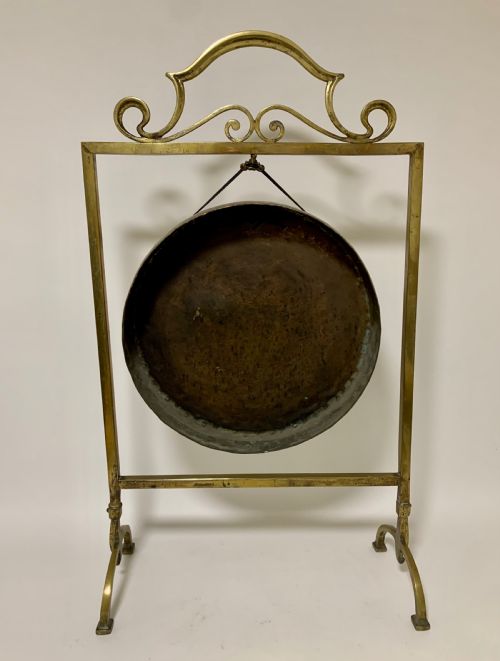 fig 2. Large Antique Burmese Brass Dinner Gong